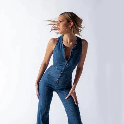Zalika™ | Stilfull Denim Jumpsuit