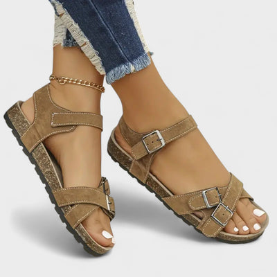 Leonora™ | Elegante Lær-Sandaler