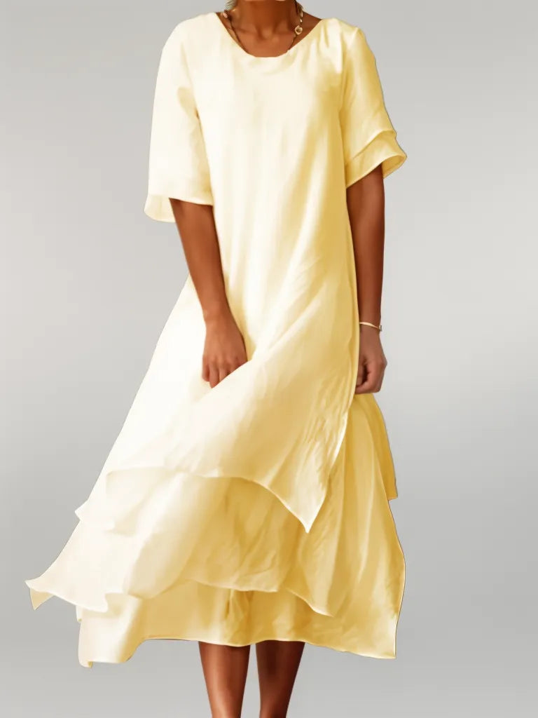 Dahlia™ | Elegant kortermet kjole