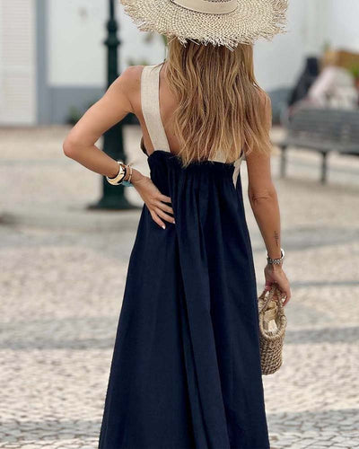 Zafira™ | Elegant Kjole Med Crossover-Utringning