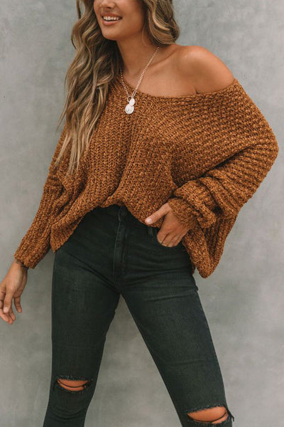 Yara™ | Elegant Off-Shoulder Genser