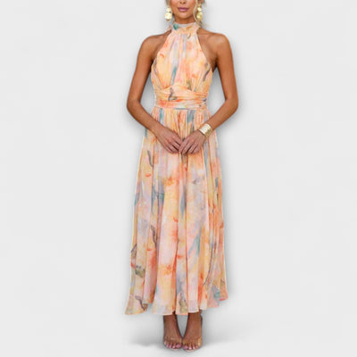 Lorena™ | Elegant Halterneck Maxikjole