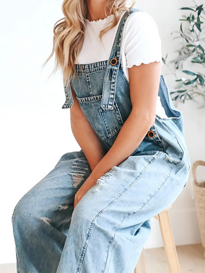 Ellise™ | Behagelig Denim-Overall