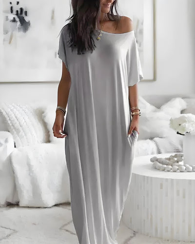 Kelly™ | Elegant Off-Shoulder Maxikjole