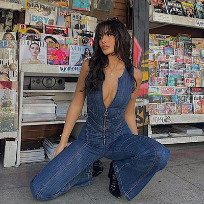 Zalika™ | Stilfull Denim Jumpsuit