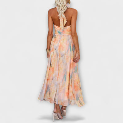 Lorena™ | Elegant Halterneck Maxikjole