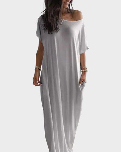 Kelly™ | Elegant Off-Shoulder Maxikjole