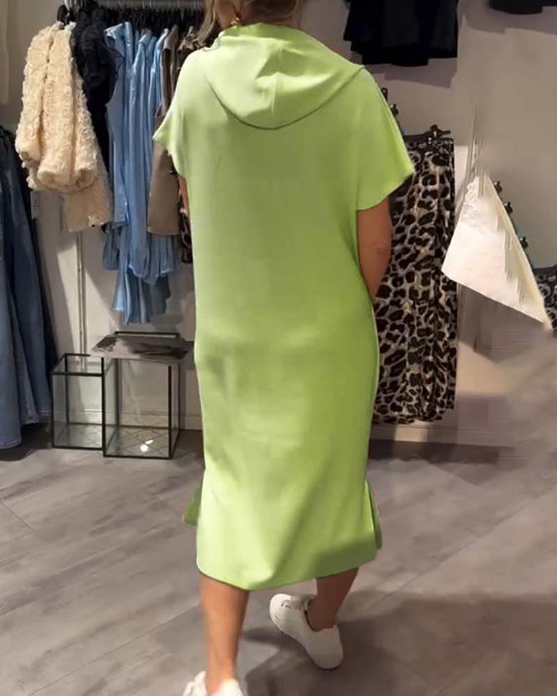 Saskia™ | Behagelig Hoodie-Kjole