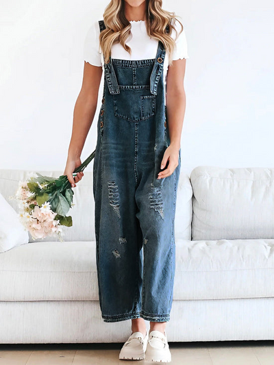 Ellise™ | Behagelig Denim-Overall