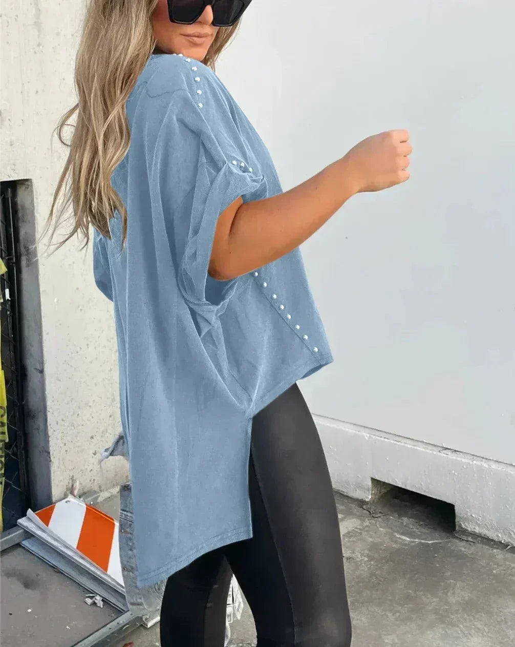 Bella™ | Oversized T-skjorte med uttalelsesdetaljer