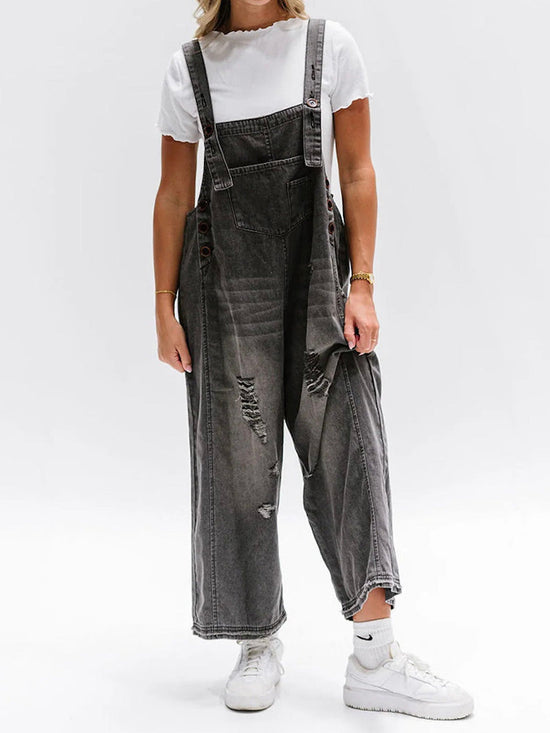 Ellise™ | Behagelig Denim-Overall