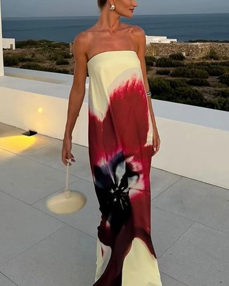 Matila™ | Elegant blomstermønster kjole