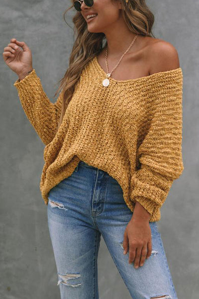 Yara™ | Elegant Off-Shoulder Genser