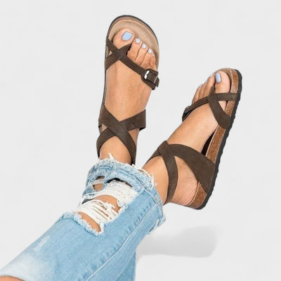 Leonora™ | Elegante Lær-Sandaler