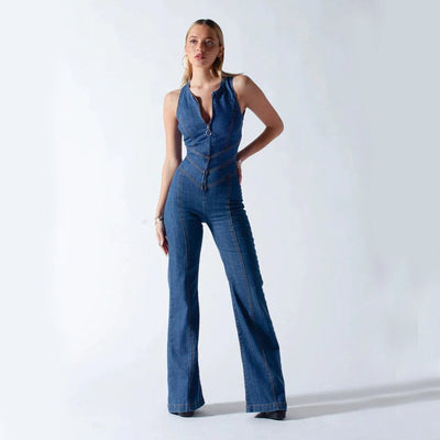 Zalika™ | Stilfull Denim Jumpsuit