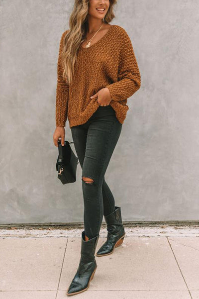 Yara™ | Elegant Off-Shoulder Genser