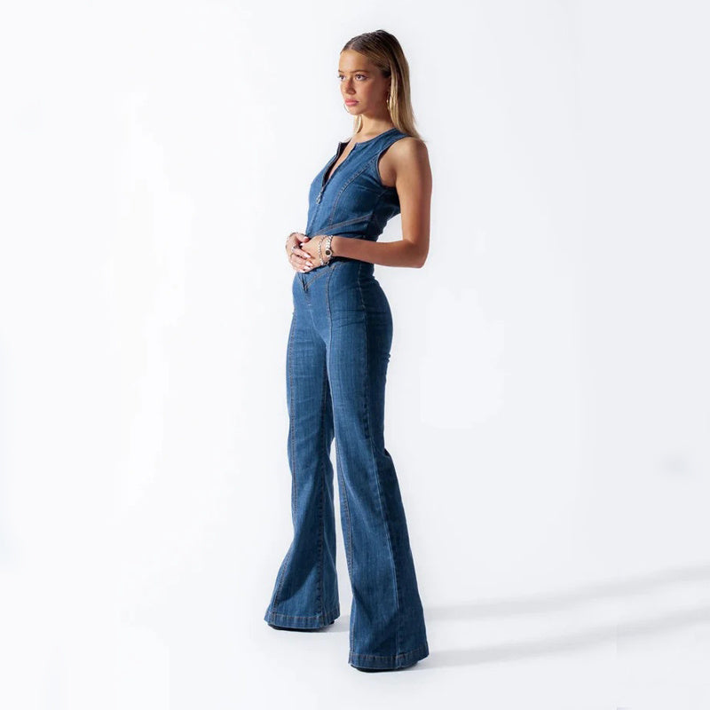 Zalika™ | Stilfull Denim Jumpsuit
