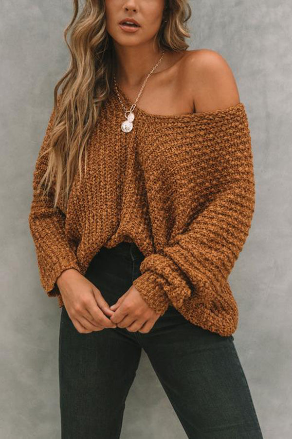 Yara™ | Elegant Off-Shoulder Genser