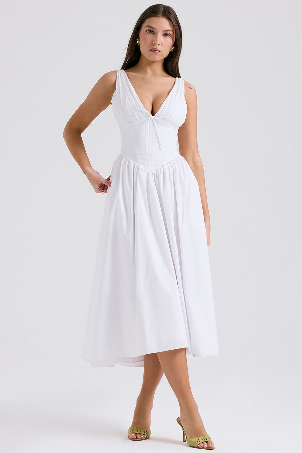 Merrill™ | Elegant V-hals Kjole