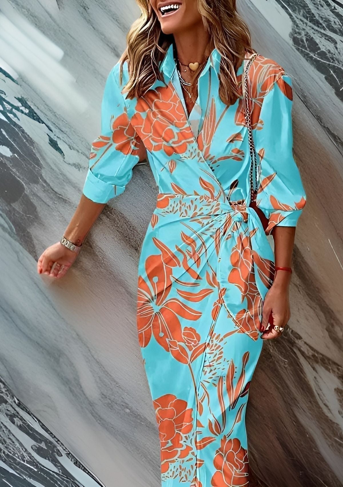 Ruth™ | Elegant omslagskjole