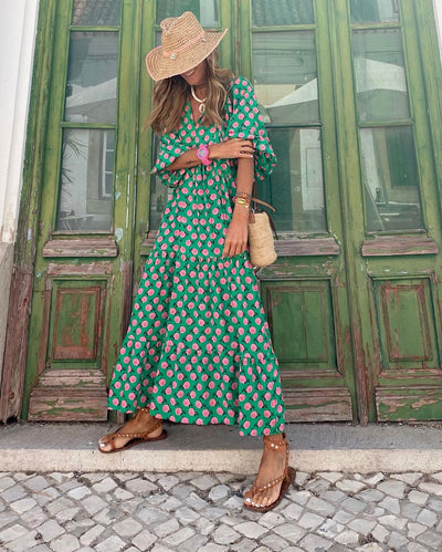 Fleur™ | Maxi Kjole i Boho-Stil