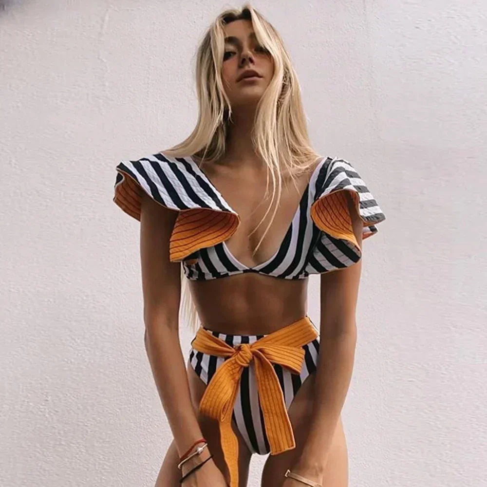 Bloom™ | Rüschensnitt Høyt Bikinioverdel