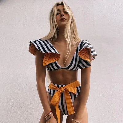 Bloom™ | Rüschensnitt Høyt Bikinioverdel