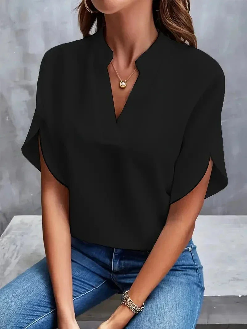 Inesa™ | V-Utringet Bluse