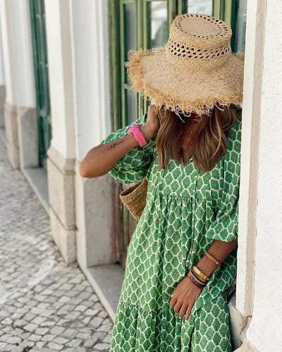 Fleur™ | Maxi Kjole i Boho-Stil