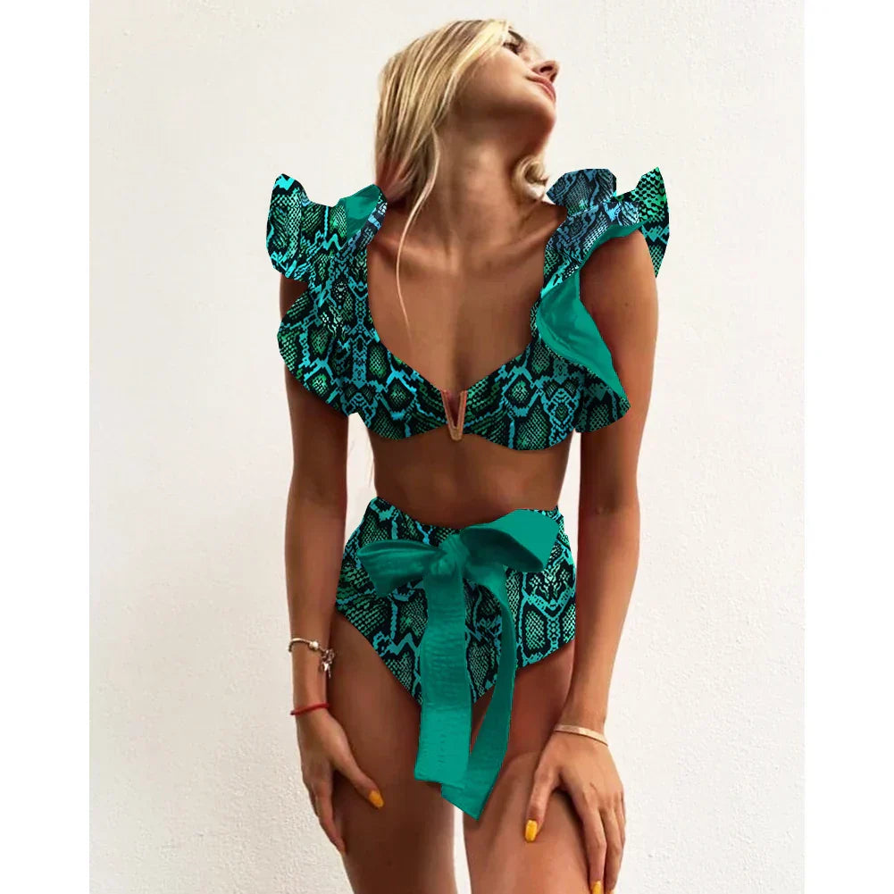 Bloom™ | Rüschensnitt Høyt Bikinioverdel
