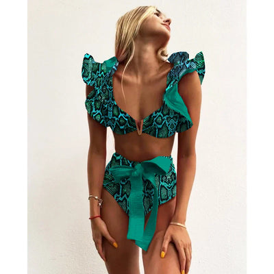 Bloom™ | Rüschensnitt Høyt Bikinioverdel