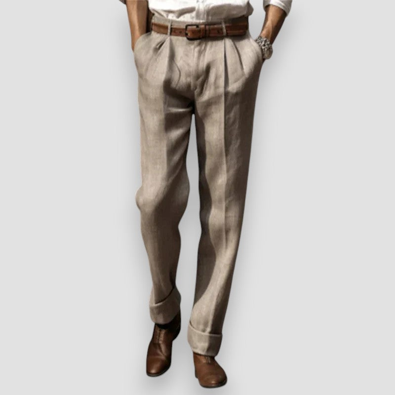 Leonard™ | Klassisk Linbukse