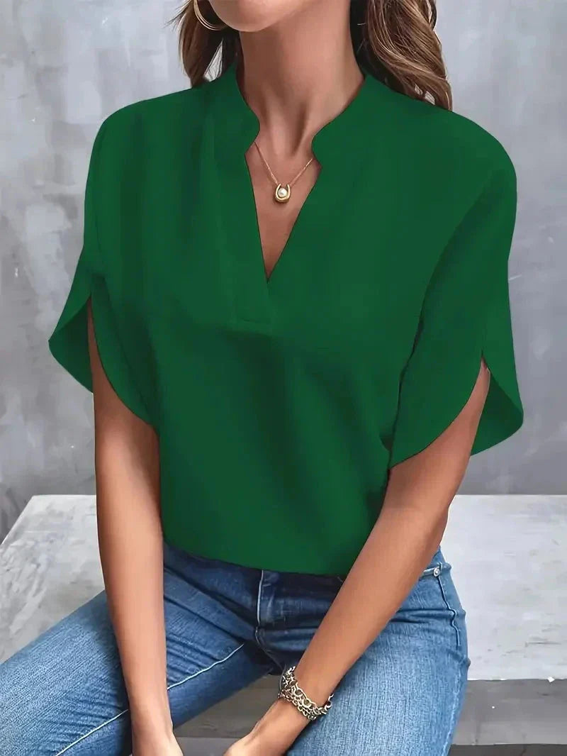 Inesa™ | V-Utringet Bluse