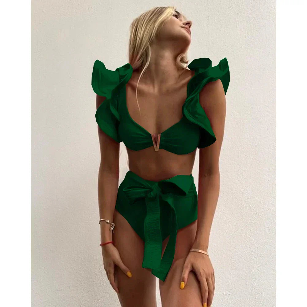Bloom™ | Rüschensnitt Høyt Bikinioverdel