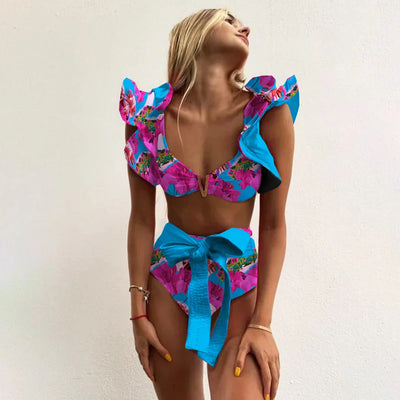 Bloom™ | Rüschensnitt Høyt Bikinioverdel