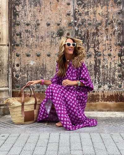 Fleur™ | Maxi Kjole i Boho-Stil