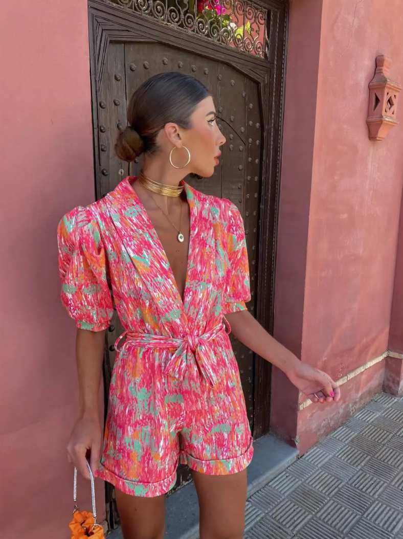 Ivy™ | Modisk V-hals Jumpsuit