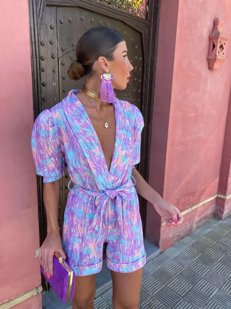 Ivy™ | Modisk V-hals Jumpsuit