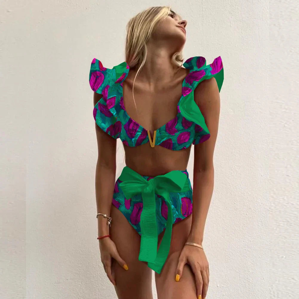 Bloom™ | Rüschensnitt Høyt Bikinioverdel