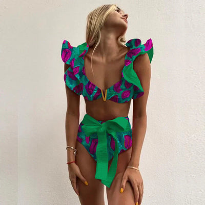 Bloom™ | Rüschensnitt Høyt Bikinioverdel