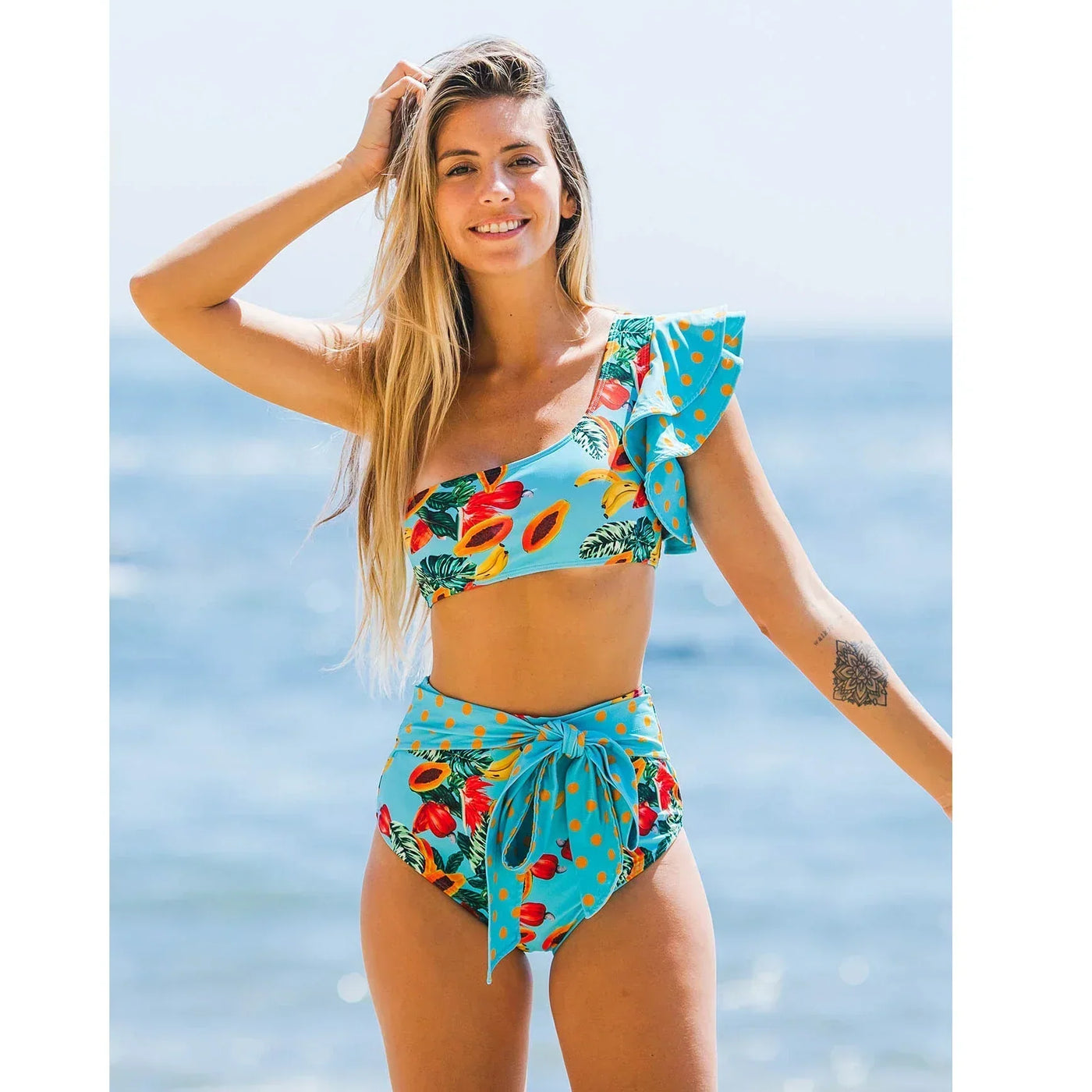 Bloom™ | Rüschensnitt Høyt Bikinioverdel