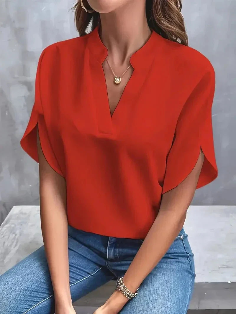 Inesa™ | V-Utringet Bluse