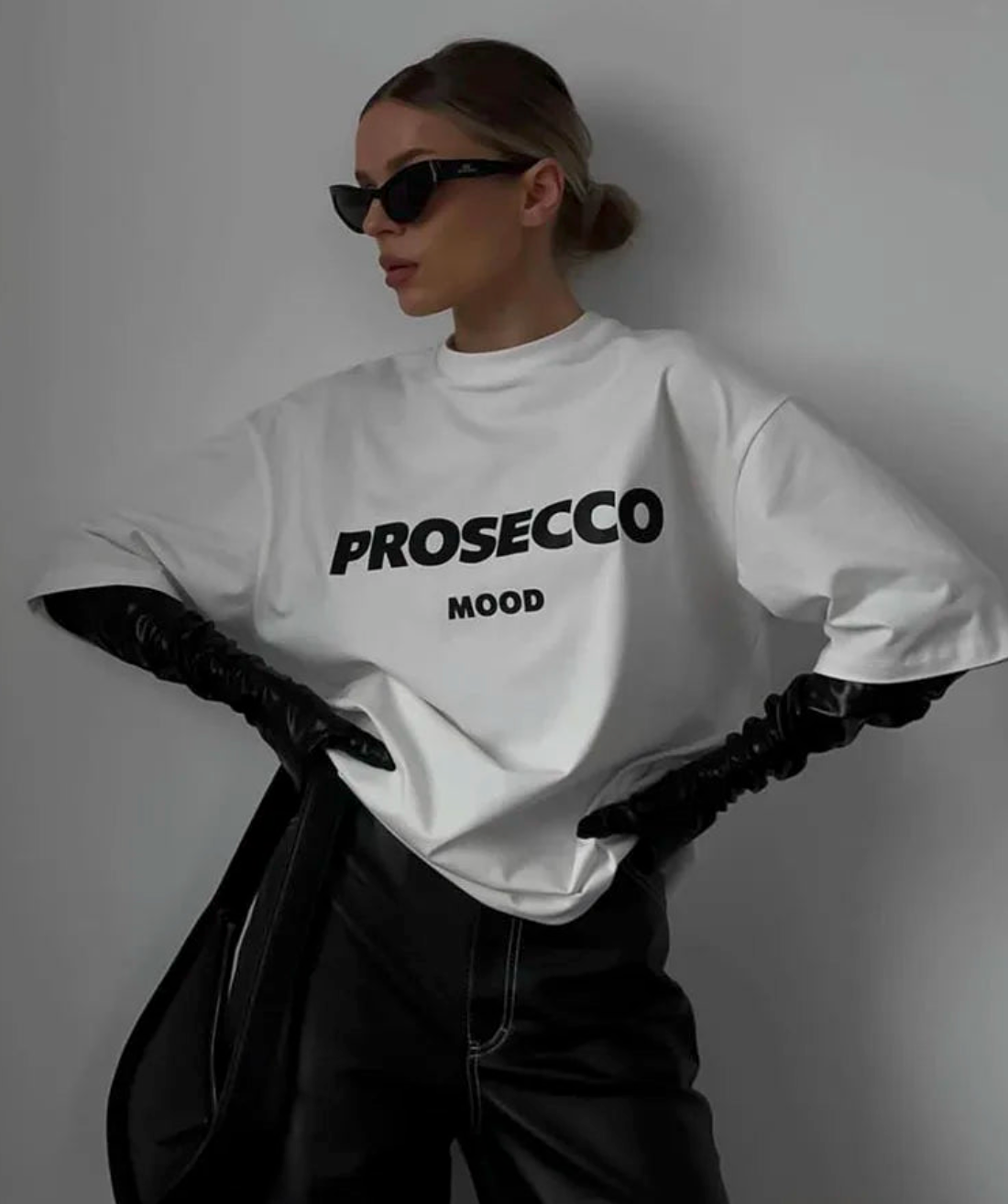 Prosecco Mood™ | Behagelig Oversized T-skjorte