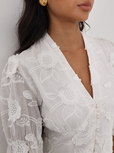 Sienna™ | Elegante Broderte Kjole