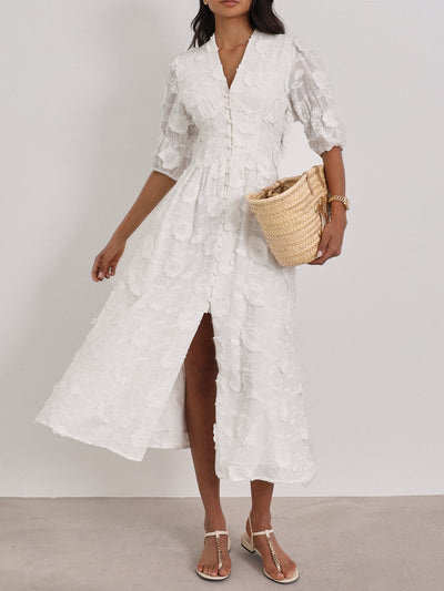 Sienna™ | Elegante Broderte Kjole