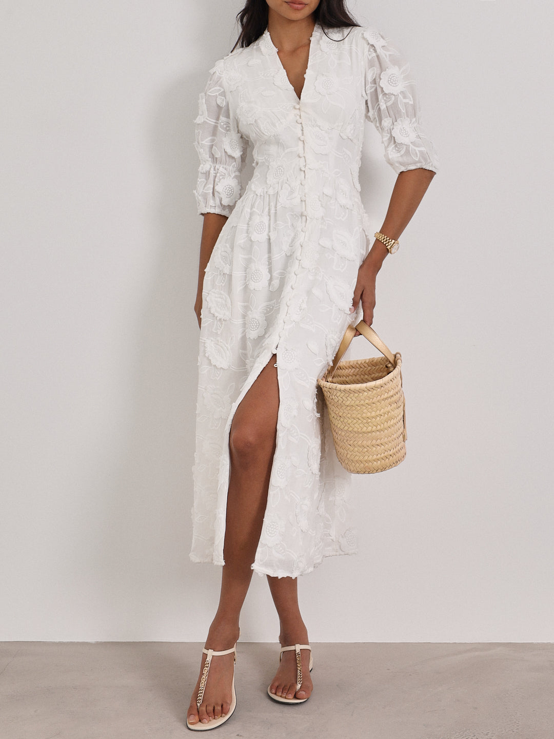 Sienna™ | Elegante Broderte Kjole