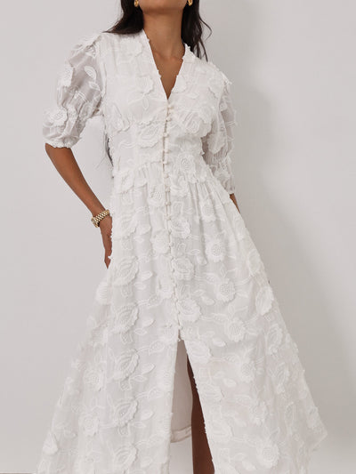 Sienna™ | Elegante Broderte Kjole
