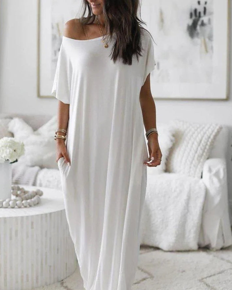 Kelly™ | Elegant Off-Shoulder Maxikjole