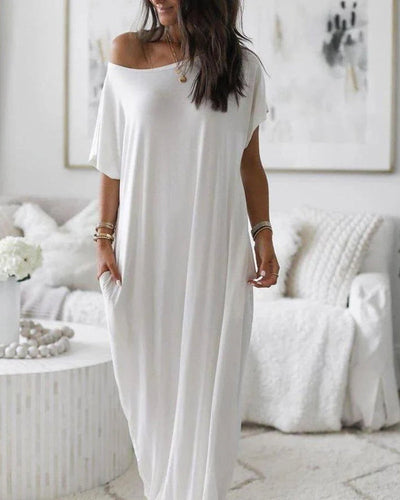 Kelly™ | Elegant Off-Shoulder Maxikjole