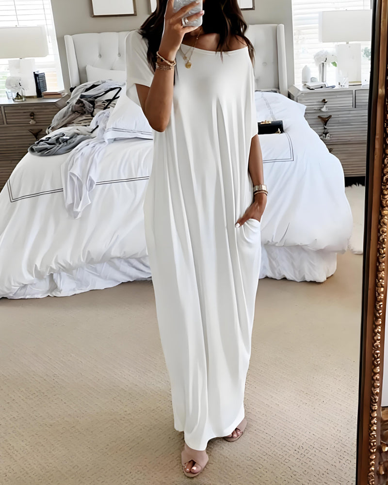 Kelly™ | Elegant Off-Shoulder Maxikjole